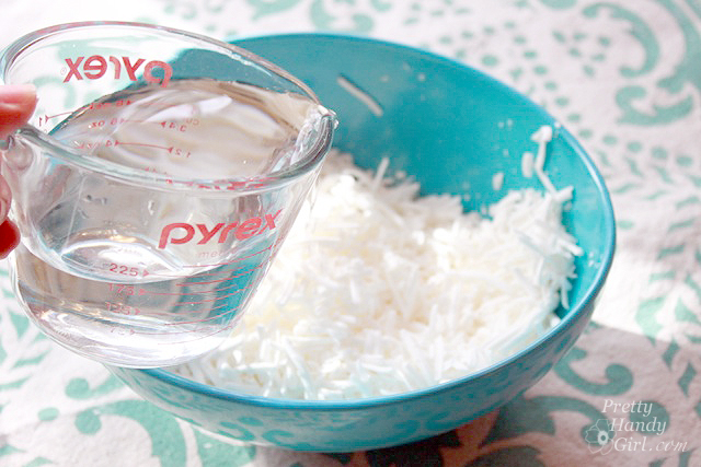 pouring_water_into_shredded_soap