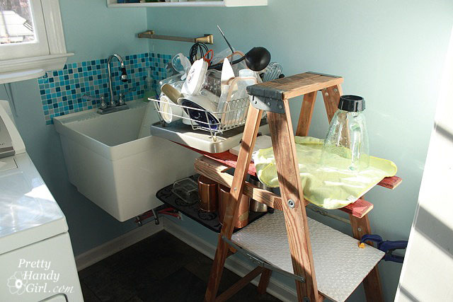 diy_drying_rack_ladder