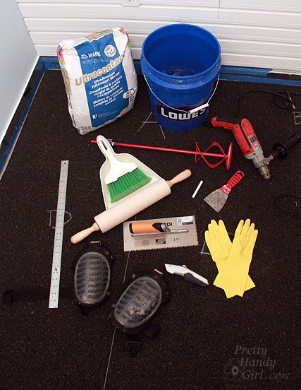 supplies_for_installing_cork_tiles