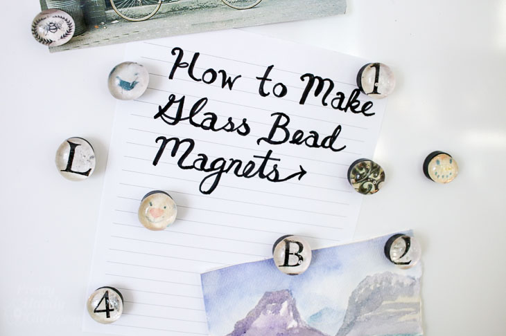 how to make glass bead magnets horizontal photo