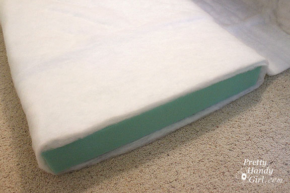 Sewing a Bench Cushion Wrap Foam