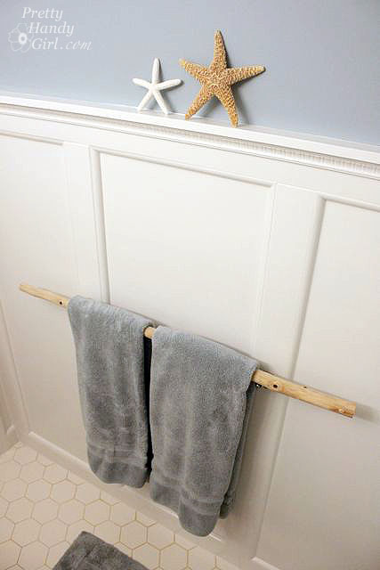 Installing a Branch Towel Bar