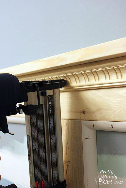 nailing_decorative_moulding_on