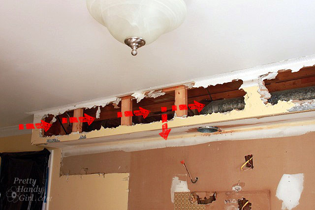 How to Remove a Soffit - Kitchen Renovation Update