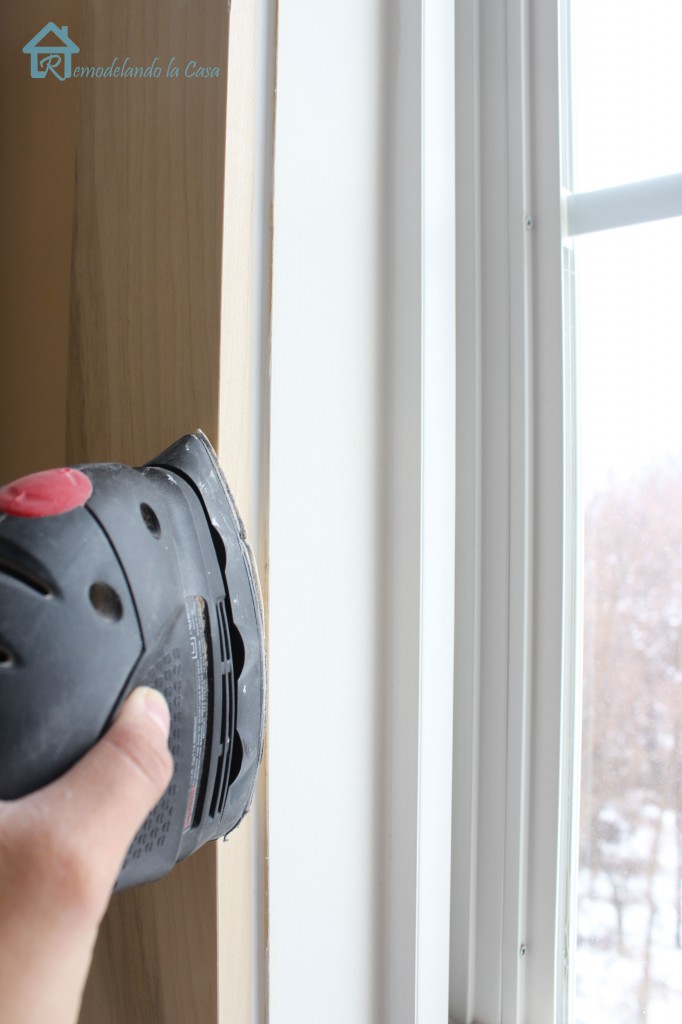 sanding window before painting lg