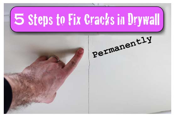 fix drywall cracks permanently
