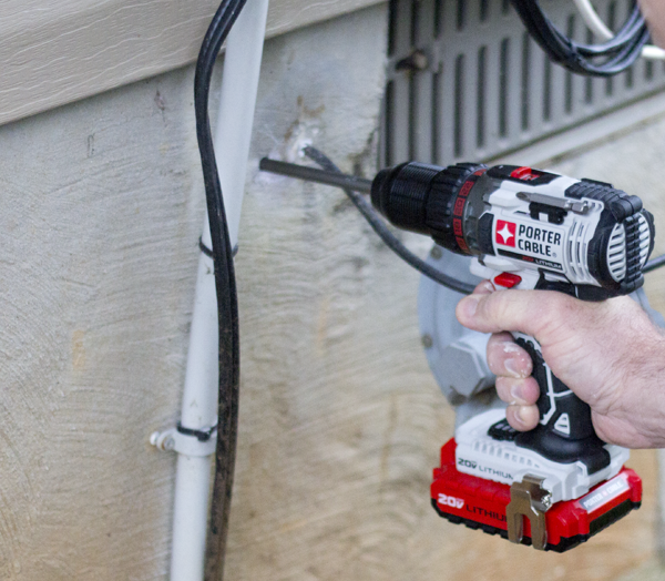 Drilling Through Block