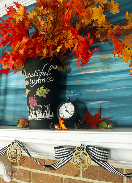 Autumn Mantel Décor and Vignettes | Pretty Handy Girl