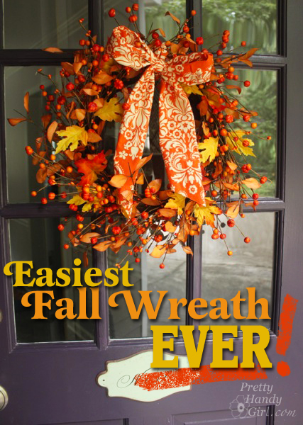 Easy Fall Wreath Tutorial