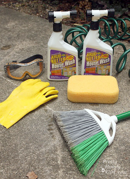 How to Clean Your House Exterior without a Pressure Washer or Ladder - Krud Kutter House Cleaner
