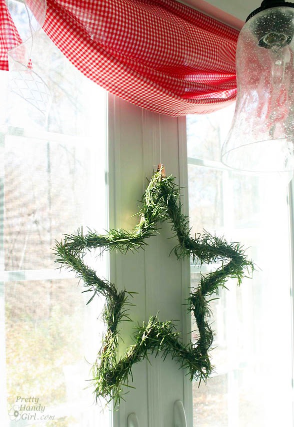 DIY Rosemary Wreath & Juniper Garland | Pretty Handy Girl