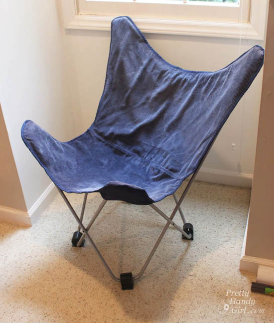 How to Recover a Butterfly Chair | Pretty Handy Girl