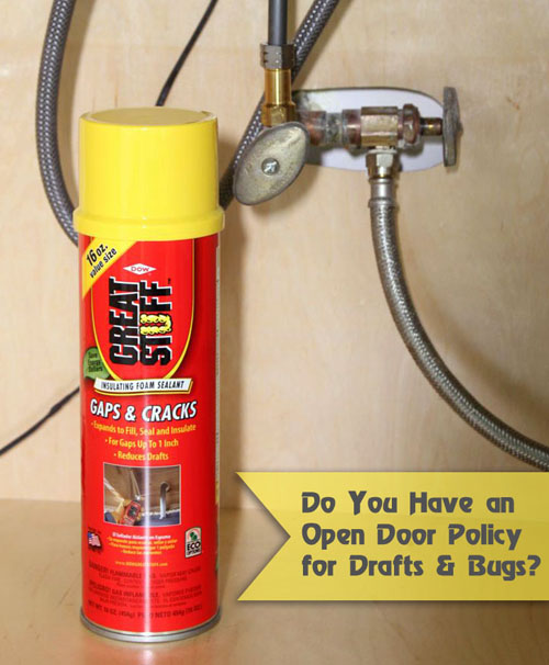 Seal Gaps Around Pipes with GREAT STUFF | Pretty Handy Girl