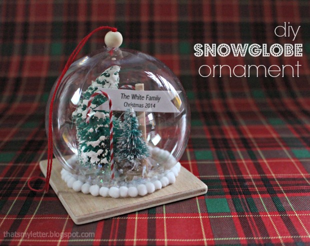 snowglobe ornament