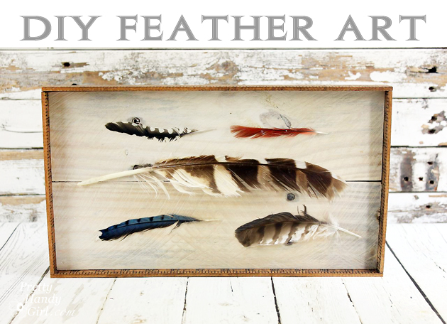 DIY Feather Art | Pretty Handy Girl
