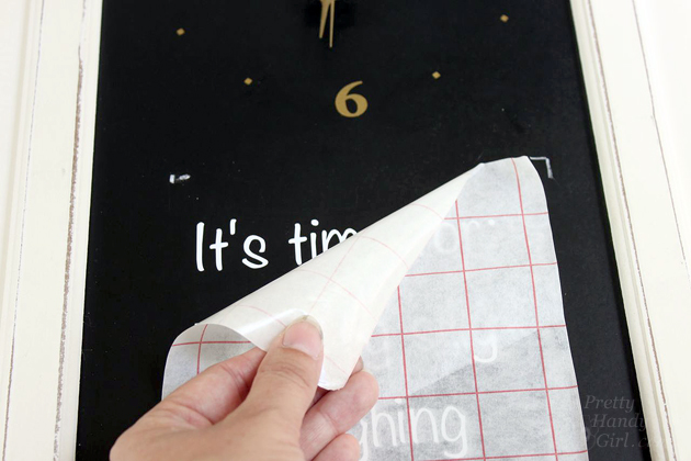 Make Your Own Clock Sign | Pretty Handy Girl
