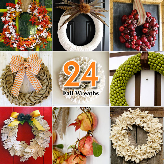 24 Creative Fall Wreaths | Pretty Handy Girl