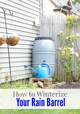 How to Winterize Your Rain Barrel