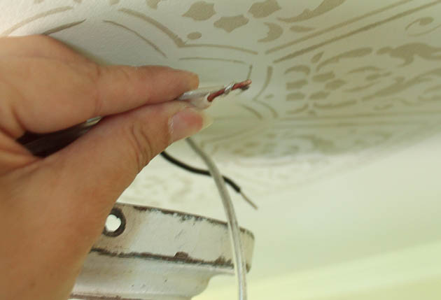 How to Install a New Chandelier | Pretty Handy Girl