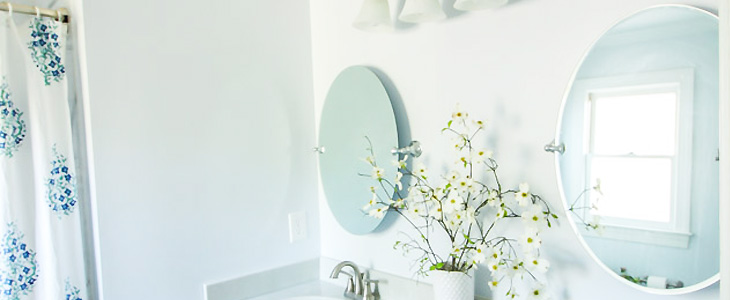 How to Hang a Frameless Oval Mirror on the Wall | Pretty Handy Girl