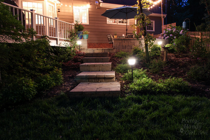 How to Install Low Voltage Landscape Lights (that also repel mosquitos!) | Pretty Handy Girl