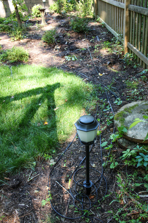 How to Install Low Voltage Landscape Lights (that also repel mosquitos!) | Pretty Handy Girl