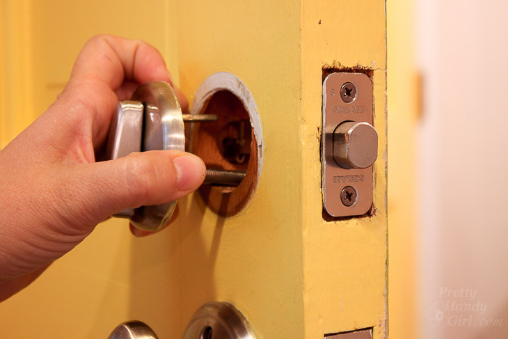 How to Replace Door Knobs | Pretty Handy Girl