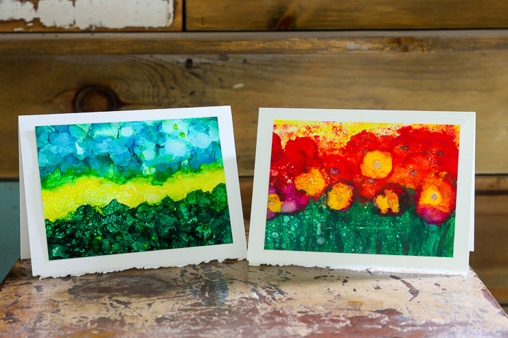 Painting with Alcohol Inks | Pretty Handy Girl