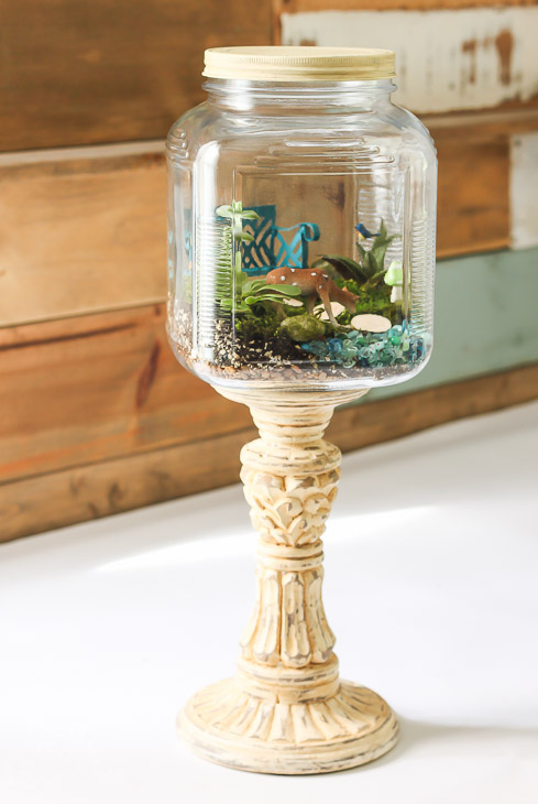 Woodland Fairy Garden in a Jar | Pretty Handy Girl
