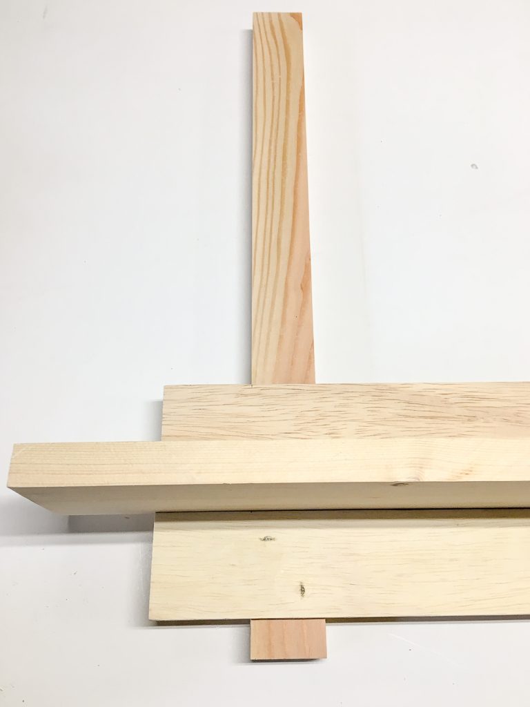 Use a spacer to get the right distance between slats.