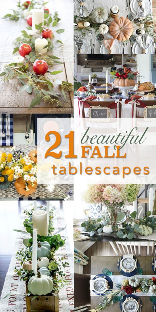 21 Beautiful Fall Tablescapes - Decorating Your Table for Fall