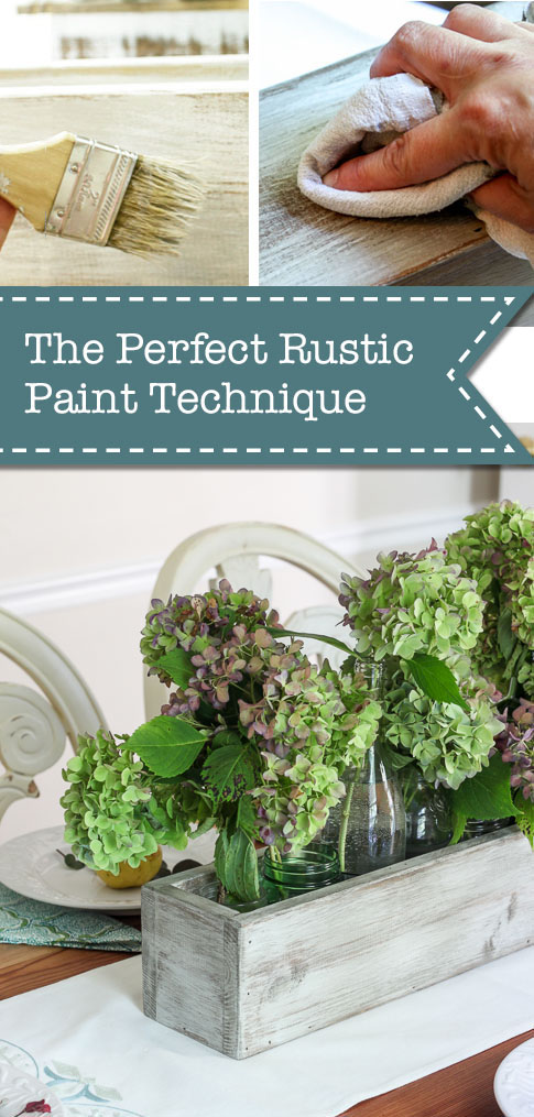 The Perfect Rustic Paint Technique {with Video Tutorial}