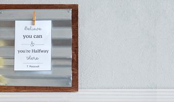 Make a custom industrial display frame using corrugated metal and wood. It is an easy and quick project and makes a perfect gift too.