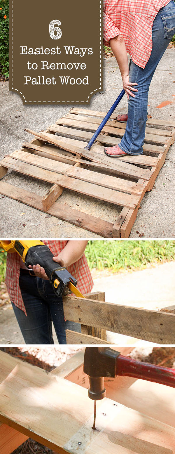 6 of the Easiest Ways to Remove Pallet Wood