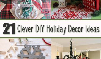 Clever DIY Holiday Decor Ideas Pinterest Image