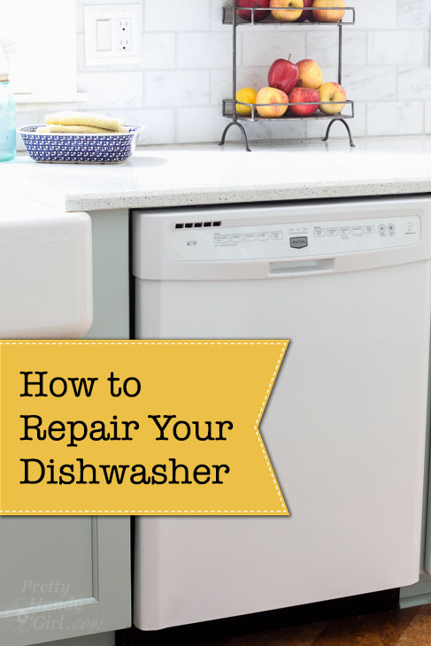 Fix Your Own Dishwasher and Save $$$s on appliance repairs. Yes, you can do this yourself! No experience required. #spon