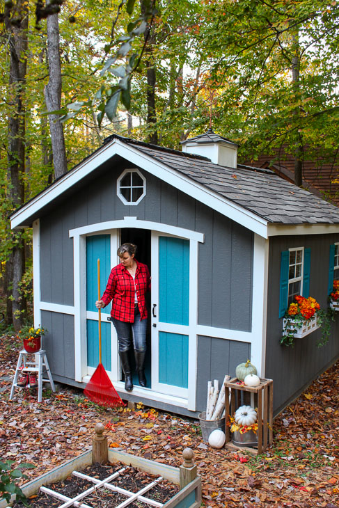 How I Built this Adorable Garden Shed
