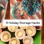 9 holiday storage hacks social media image