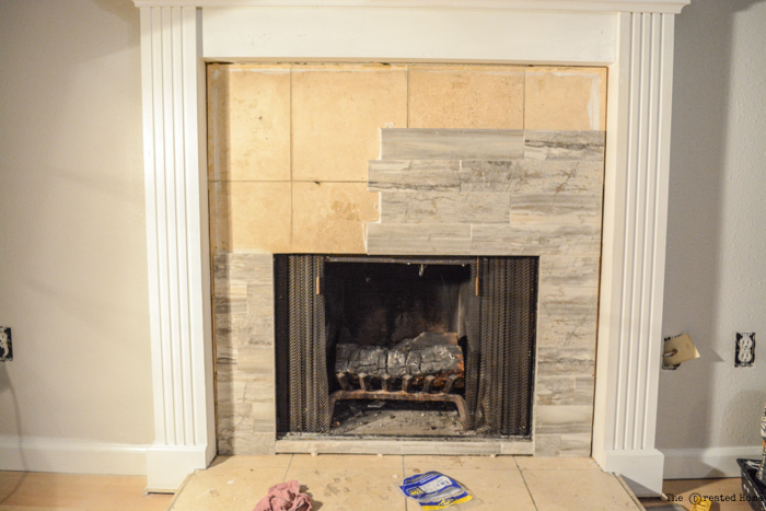 How to Tile a Fireplace