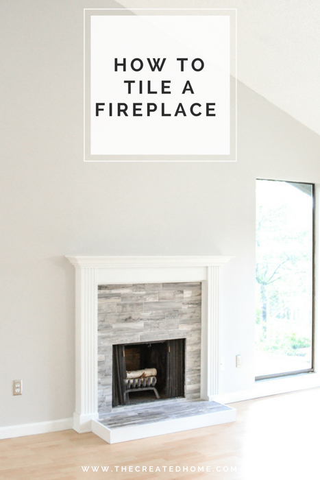 How to tile a fireplace