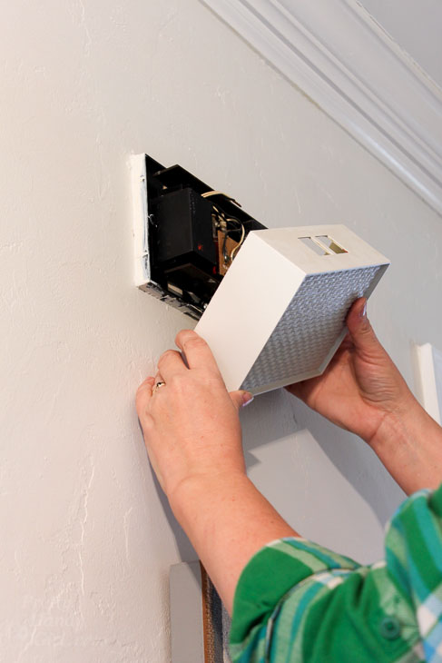 remove doorbell chime cover