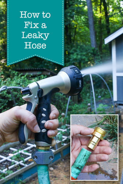 how to fix a leaky garden hose
