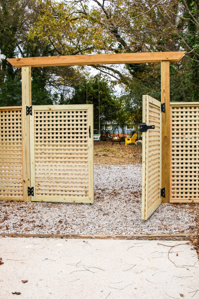 How to Build a Window Pane Lattice Privacy Fence and Gate