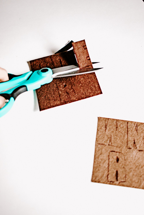 Cut your Letters out of Felt after tracing