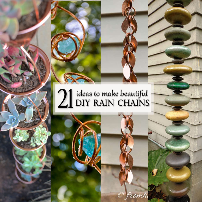 Beautiful ideas for DIY Rain Chains - Featured Image square