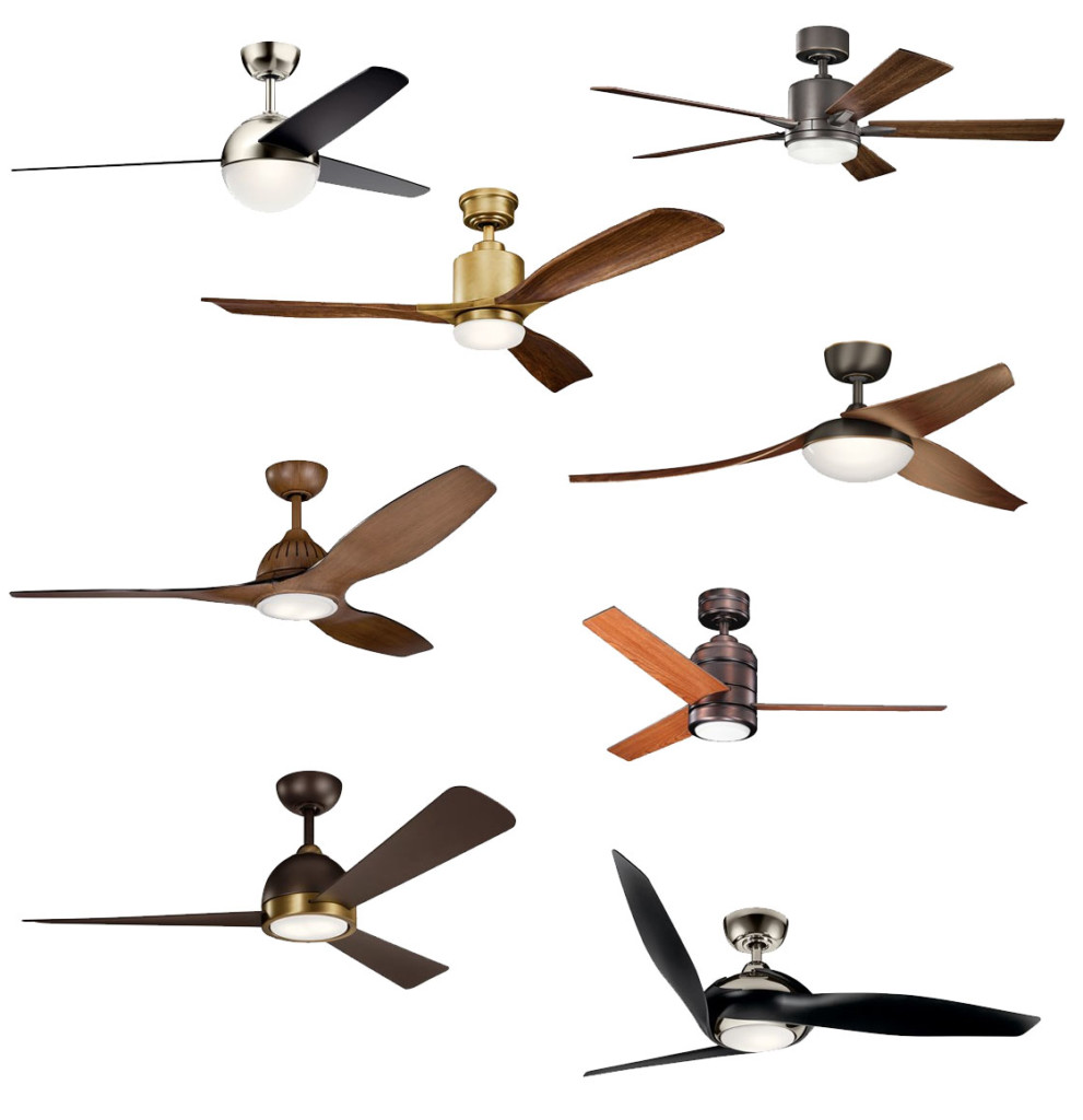mid-century ceiling fan options